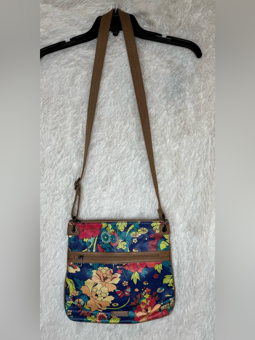 Sakroots Artist Circle Floral Print Crossbody Bag One Size - Picture 2 of 5